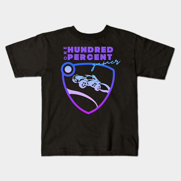 100 % RocketLeague Kids T-Shirt by 100 PCT GAMER X